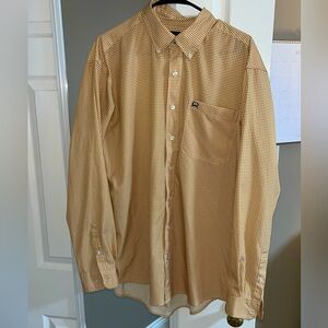 Men’s Cinch long sleeve arenaflex geo print button up